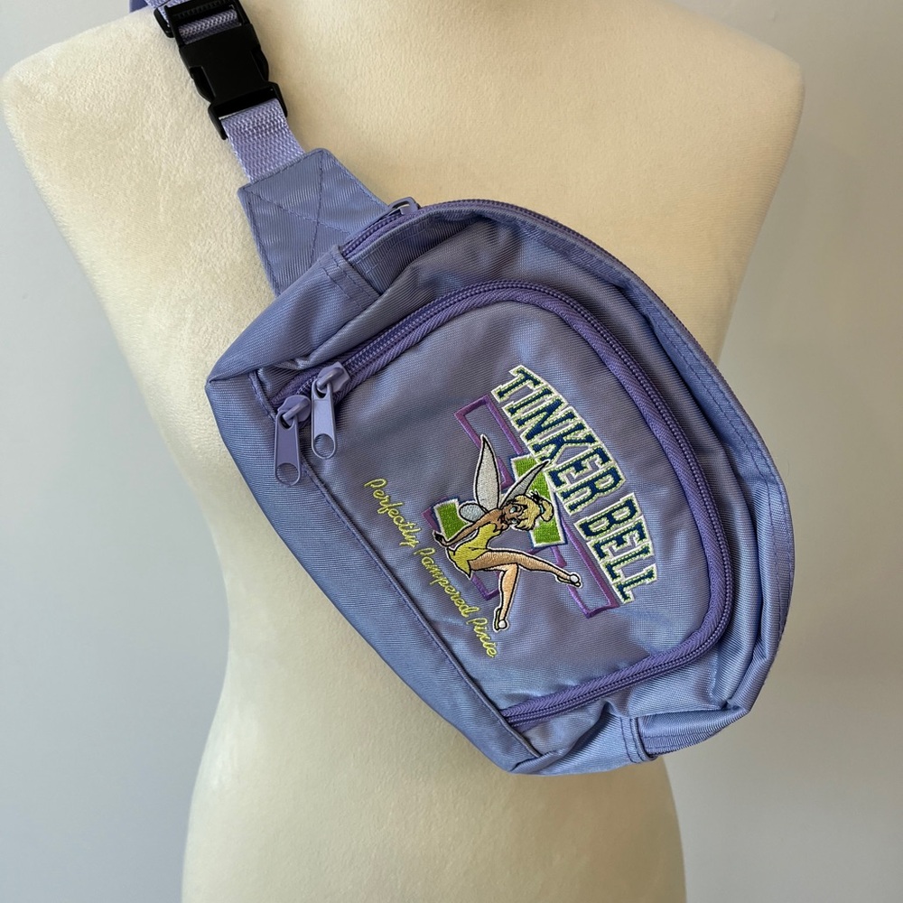 Disney Tinker Bell Lavender Purple Crossbody Fanny Pack